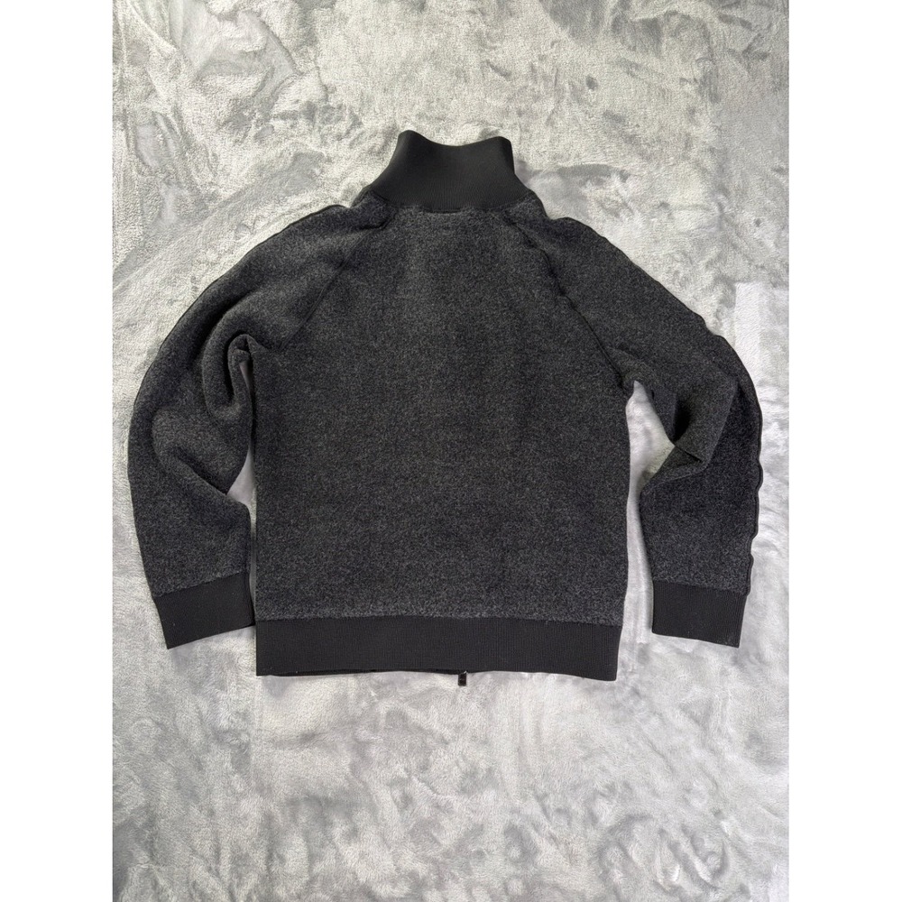 Boss Fleece Jacket H-Domico Mens 3XL Gray Full Zip Knit zippered pockets - Picture 6 of 7